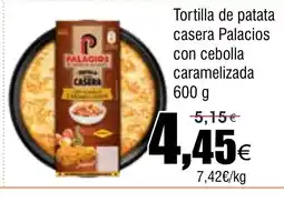 FROIZ Tortilla de patata casera Palacios con cebolla caramelizada oferta