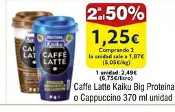 FROIZ Caffe Latte Kaiku Big Proteína o Cappuccino oferta