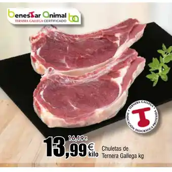 FROIZ Chuletas de Ternera Gallega oferta