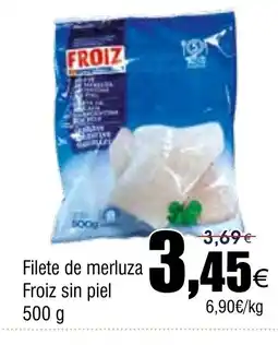 FROIZ Filete de merluza Froiz sin piel oferta