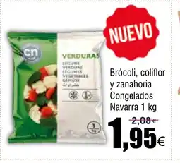 FROIZ Brócoli, coliflor y zanahoria Congelados Navarra oferta