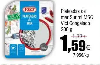 FROIZ Plateadas de mar Surimi MSC Vici Congelado oferta