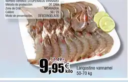 FROIZ Langostino vannamei oferta