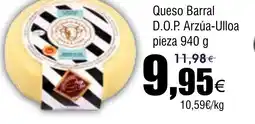 FROIZ Queso Barral D.O.P. Arzúa-Ulloa pieza oferta