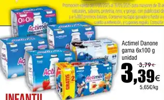 FROIZ ACTIMEL Danone gama oferta