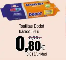 FROIZ Toallitas Dodot básico oferta