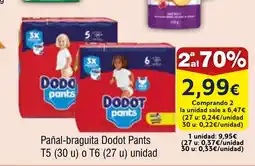 FROIZ Pañal-braguita Dodot Pants oferta