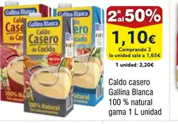 FROIZ GALLINA BLANCA Caldo casero oferta