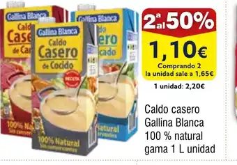 FROIZ GALLINA BLANCA Caldo casero oferta