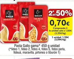 FROIZ Pasta Gallo gama oferta