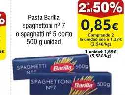 FROIZ Pasta Barilla spaghettoni nº 7 oferta