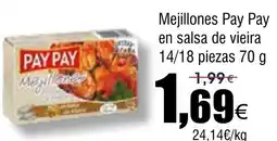 FROIZ Mejillones Pay Pay en salsa de vieira oferta