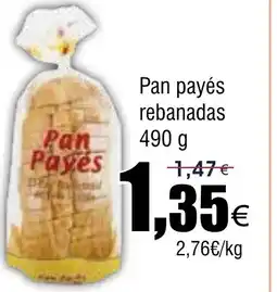 FROIZ Pan payés rebanadas oferta