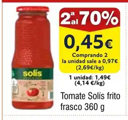 FROIZ Tomate Solís frito oferta