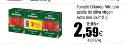 FROIZ Tomate Orlando frito con aceite de oliva virgen extra brik oferta