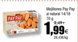 FROIZ Mejillones Pay Pay al natural oferta