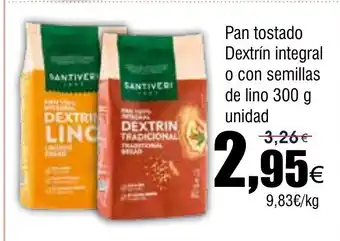 FROIZ Pan tostado Dextrín integral o con semillas oferta