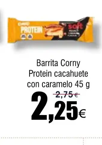 FROIZ Barrita Corny Protein cacahuete con caramelo oferta