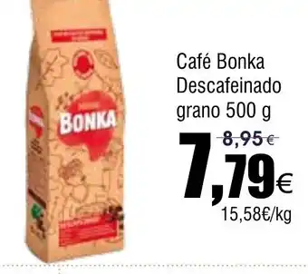 FROIZ Café Bonka Descafeinado grano oferta