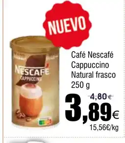 FROIZ Café Nescafé Cappuccino Natural frasco oferta