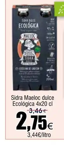 FROIZ Sidra Maeloc dulce Ecológica oferta