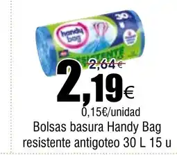 FROIZ Bolsas basura Handy Bag resistente antigoteo oferta