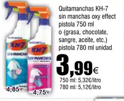 FROIZ Quitamanchas KH-7 sin manchas oxy effect pistola oferta