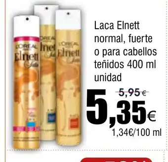 FROIZ Laca Elnett normal, fuerte o para cabellos teñidos oferta