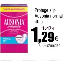 FROIZ Protege slip Ausonia normal 40 u oferta