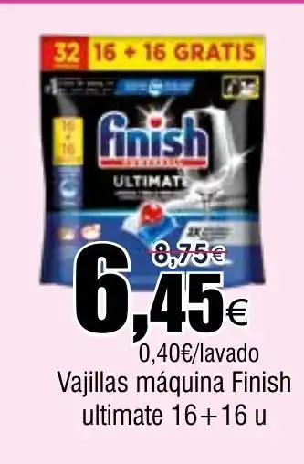 FROIZ Vajillas máquina Finish ultimate oferta