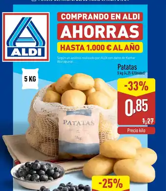 ALDI Patatas oferta