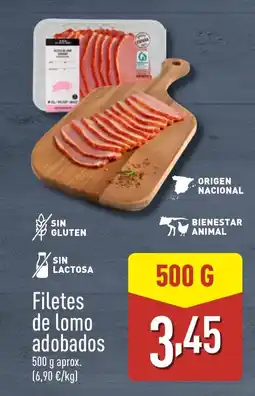 ALDI Filetes de lomo adobados oferta