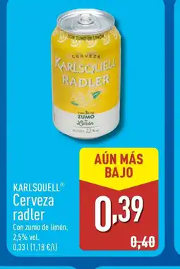 ALDI KARLSQUELL Cerveza radler oferta