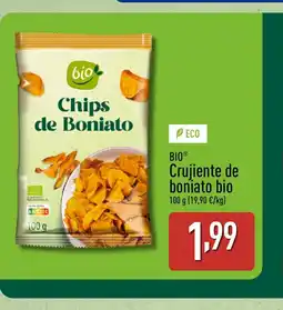 ALDI BIO Crujiente de boniato bio oferta