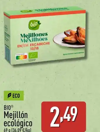 ALDI BIO Mejillones ecológico oferta