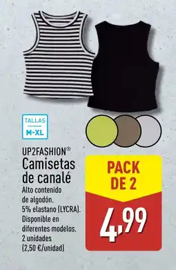 ALDI UP2FASHION Camisetas de canale oferta