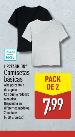 ALDI UP2FASHION Camisetas básicas oferta