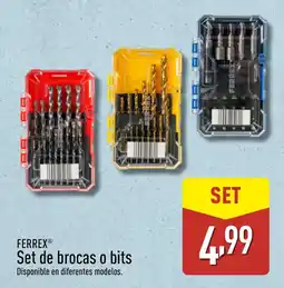 ALDI FERREX Set de brocas o bits oferta