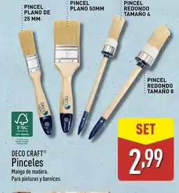 ALDI DECO CRAFT Pinceles oferta