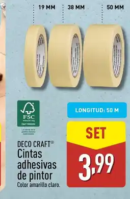 ALDI DECO CRAFT Cintas adhesivas de pintor oferta