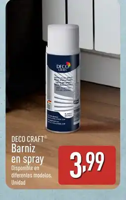 ALDI DECO CRAFT Barniz en spray oferta