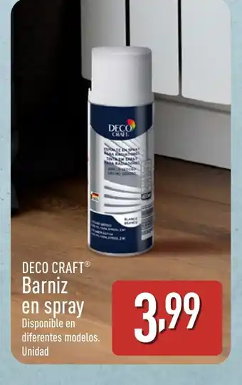 ALDI DECO CRAFT Barniz en spray oferta