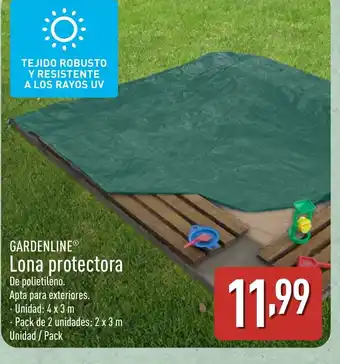 ALDI GARDENLINE Lona protectora oferta