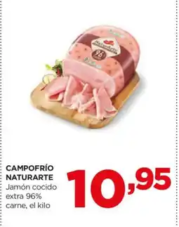 Alimerka CAMPOFRÍO NATURARTE Jamón cocido extra 96% oferta