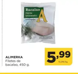 Alimerka ALIMERKA Filetes de bacalao oferta