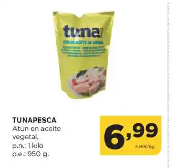 Alimerka TUNAPESCA Atún en aceite vegetal oferta