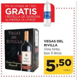 Alimerka VEGAS DEL RIVILLA Vino tinto, oferta