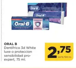 Alimerka ORAL B Dentifrico 3d White luxe o proteccion sensibilidad pro- expert oferta
