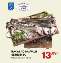 Supercor Bacalao salvaje skrei msc oferta