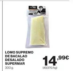 Supercor Lomo supremo de bacalao desalado supermar oferta